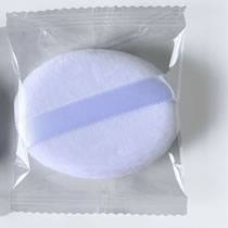 Fashion White White Ribbon Candy Bag 60*12 Crystal Velvet Round Sponge Air Cushion