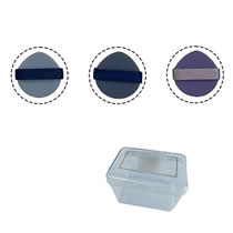 Fashion Light Purple 3+ Light Blue 3+ Deep Blue 3 Geometric Drop-shaped Sponge Makeup Air Cushion