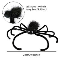 Fashion Black Spider Hair Clip Halloween Spider Hair Clip