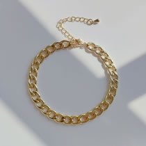 Fashion 11# Metal Geometric Chain Bracelet