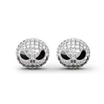 Fashion 11# Alloy Diamond Ghost Face Stud Earrings