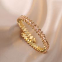 Fashion Champagne Geometric Oval Diamond Bracelet
