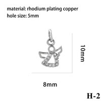 Fashion 14# Gold-plated Copper Diamond Geometric Diy Accessories