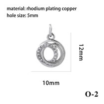Fashion 28# Gold-plated Copper Diamond Geometric Diy Accessories
