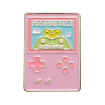 Fashion 3# Alloy Cartoon Frog Game Console Brooch