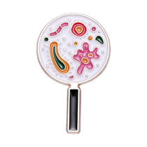 Fashion Magnifier Alloy Geometric Magnifying Glass Brooch