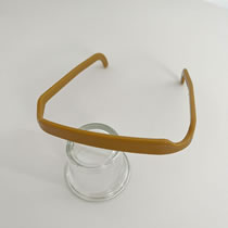 Fashion Chartreuse Glasses Headband Acrylic Geometric Square Headband