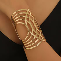 Fashion Style G Alloy Geometric Hollow Bracelet