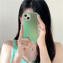 Fashion Green Tpu Geometric Iphone Case