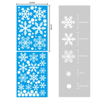 Fashion Snowflake Static Sticker-bq013 Christmas Window Stickers