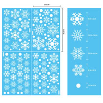 Fashion Snowflake Static Sticker-bq018 Christmas Window Stickers