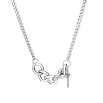 Fashion Silver Alloy Chain Necklace