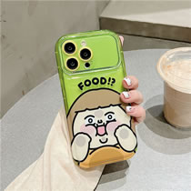 Fashion Two-in-one Imd With Big Window Green Bottom Little Chubby Girl Tpu Cheek Support Chubby Girl Apple Mobile Phone Case