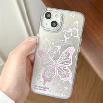 Fashion Single Shell Splash Ink Butterfly Iphone Case