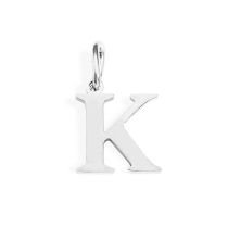 Fashion K-stainless Steel Color Stainless Steel 26 Letters Diy Pendant