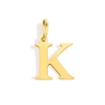 Fashion K-gold Stainless Steel 26 Letters Diy Pendant