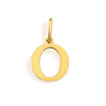 Fashion O-gold Stainless Steel 26 Letters Diy Pendant
