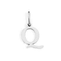 Fashion Q-stainless Steel Color Stainless Steel 26 Letters Diy Pendant
