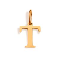 Fashion T-rose Gold Stainless Steel 26 Letters Diy Pendant