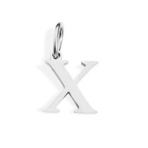 Fashion X-stainless Steel Color Stainless Steel 26 Letters Diy Pendant