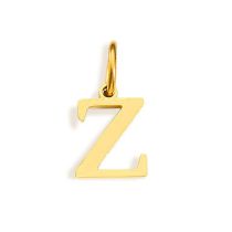 Fashion Z-gold Stainless Steel 26 Letters Diy Pendant