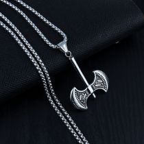 Fashion Ax Men's Stainless Steel Ax Necklace