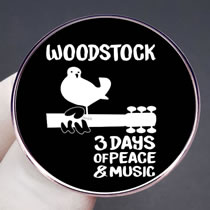 Fashion Woodstock Woodstock Music Festival Alloy Lacquer Geometric Brooch
