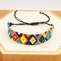 Fashion Color Bead Woven Eye Bracelet