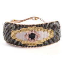Fashion 15# Bead Woven Eye Bracelet