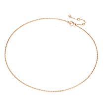 Fashion 42+8cm Rose Gold-30647 Stainless Steel Geometric Chain Necklace