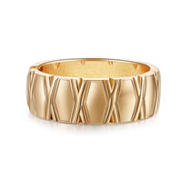 Fashion Gold Metal Alphabet Geometric Bracelet