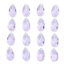 Fashion Crystal Violet 20 Drop-shaped Crystal Diy Accessories