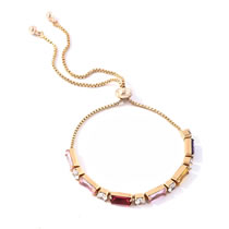 Fashion 5# Copper And Zirconia Geometric Bracelet