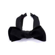 Fashion Black Three-dimensional Large Bow Wide-brimmed Headband