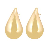 Fashion Gold Copper Drop Earrings (medium)