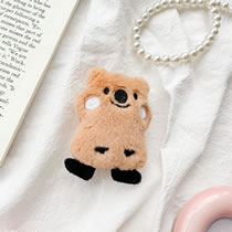Fashion Plush Stand - Blackfoot Bear - Brown Plush Bear Mobile Phone Airbag Holder