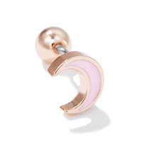 Fashion 47# Copper And Diamond Geometric Piercing Stud Earrings