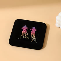 Fashion Black Microfiber Fleece Flannel Square Jewelry Display Tray