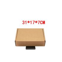 Fashion T9:31*17*7cm Three Layers Of Extra Hard B Pit Kraft Paper Square Packing Carton