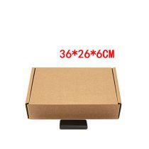 Fashion T12:36*26*6cm Three Layers Of High-quality E-pit Kraft Paper Square Packing Carton