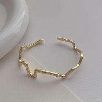 Fashion Gold Metal Irregular Men's Bracelet