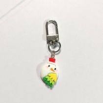 Fashion Snowman Head Christmas Cartoon Resin Keychain  Plastic%2fresin