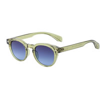 Fashion Transparent Green Gold Gray Blue Pc Oval Small Frame Sunglasses
