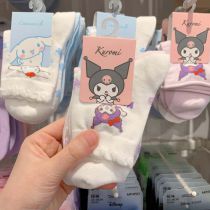 Fashion Lace Kulomi (you Can Send A Sock Card Or Opp Bag Remember What Wangwang Said) Cotton Printed Mid-calf Socks