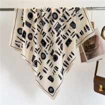 Fashion 1# Polyester Printed Square Scarf