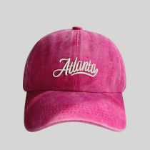 Fashion Rose Red Adult 55-59cm Letter Embroidered Baseball Cap