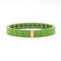Fashion 7# Alloy Geometric Square Beaded Bracelet