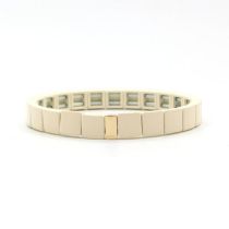 Fashion 10# Alloy Geometric Square Beaded Bracelet