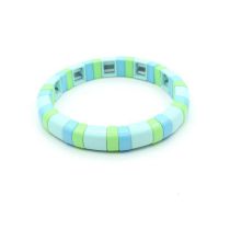 Fashion 13# Alloy Geometric Color Matching Bracelet
