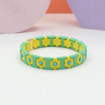 Fashion Style 7 Alloy Paint Geometric Flower Bracelet